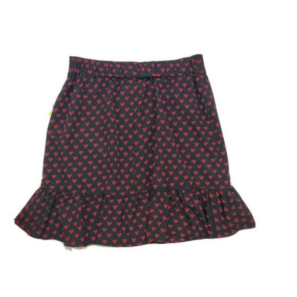 Maison Jules | Womens ruffled Skirt with Black Printed Heart - Picture 4 of 11